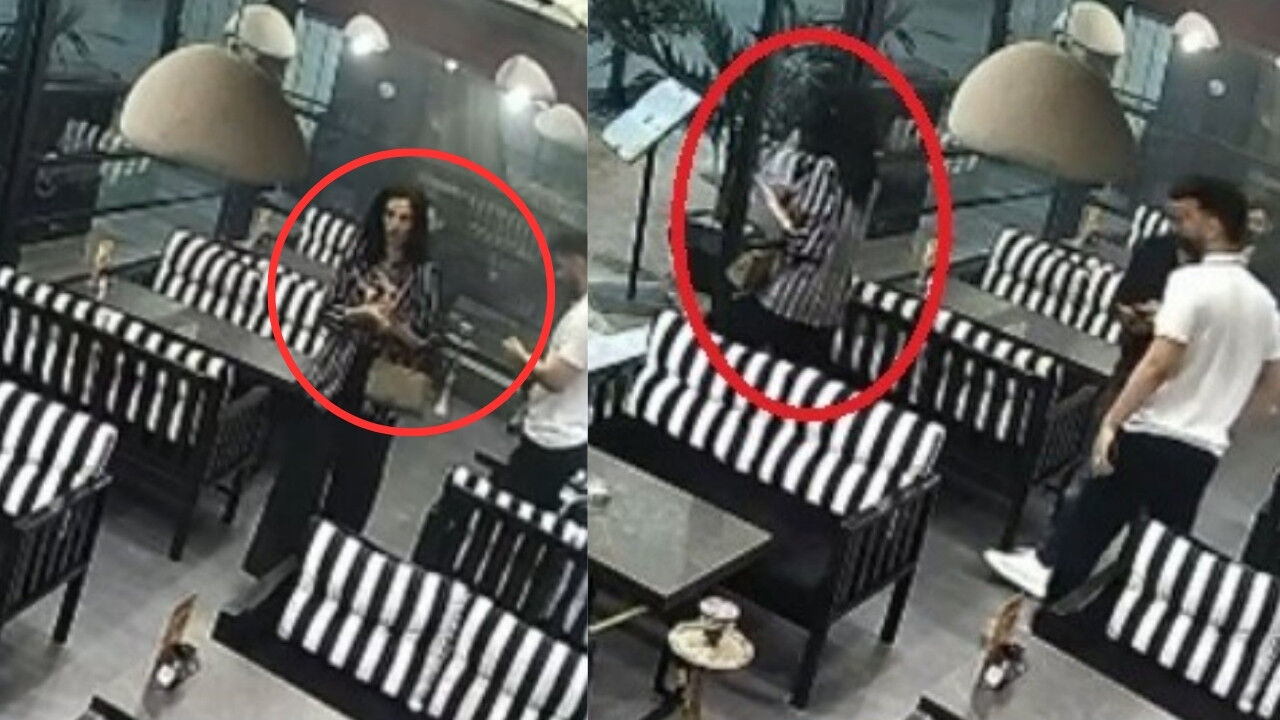 Kübra Yapıcı'nın son anları kamerada! Kafeden ölüme gidiş anı