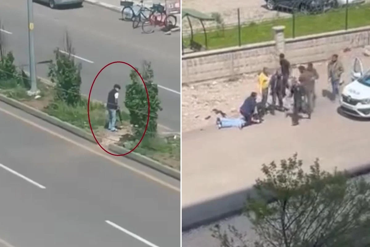 Okul yanında korku dolu anlar: Peş peşe tetiğe bastı, ortalık karıştı