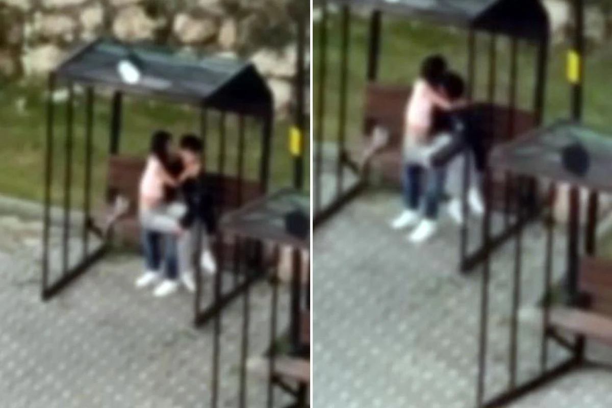 Parkta Skandal Görüntüler! Vatandaşlar Tepki Gösterdi