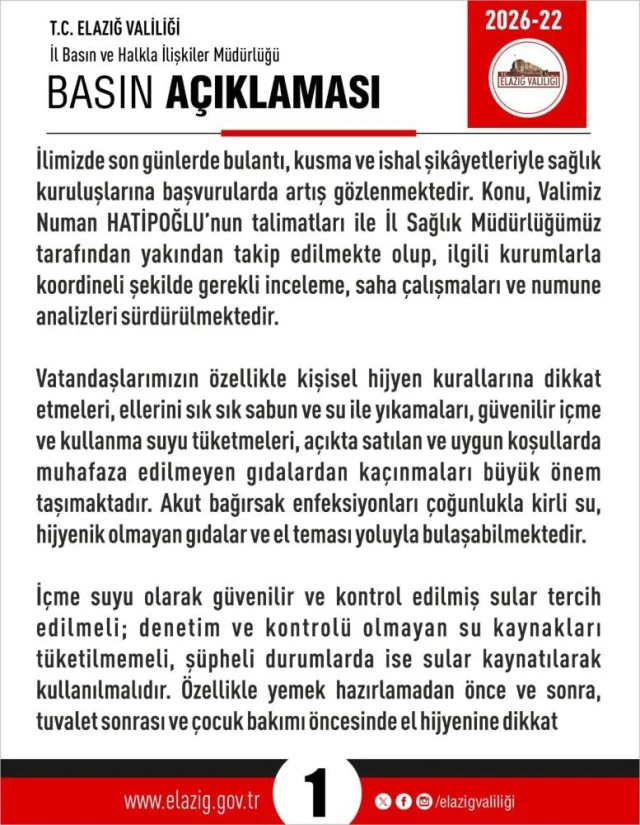 Salgın Alarmı Valilik Açıkladı, Doktor Uyardı