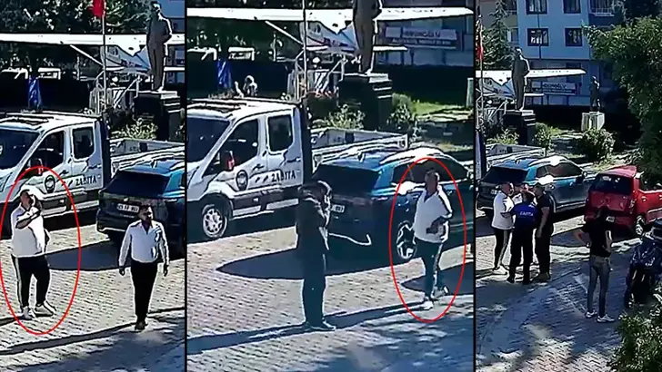 Belediye Başkanının aracının yanında kesici aletle beklerken yakalandı