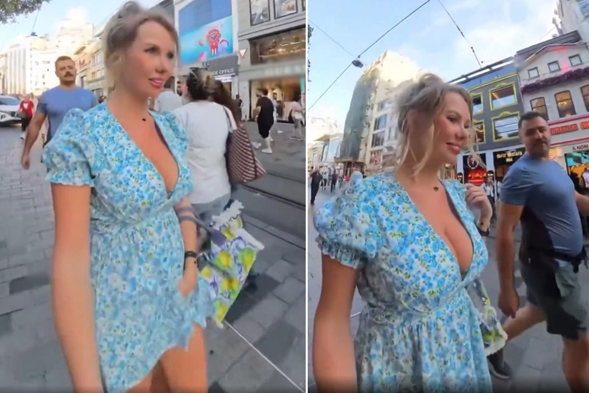Beyoğlu’nda Kaydedilen Görüntüler Tartışma Yarattı