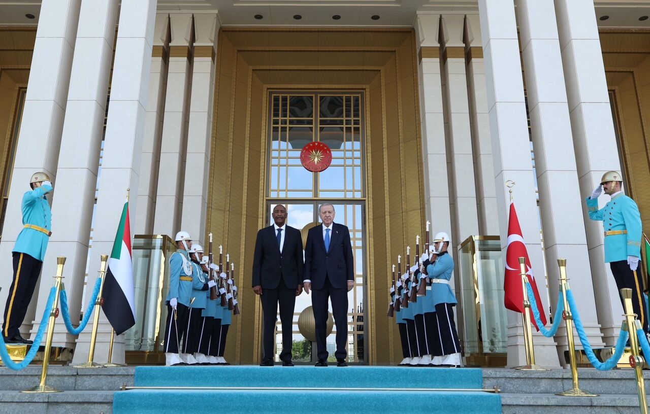 Cumhurbaşkanı Erdoğan Ve Sudan Lideri Burhan Ankara'da Bir Araya Geldi1