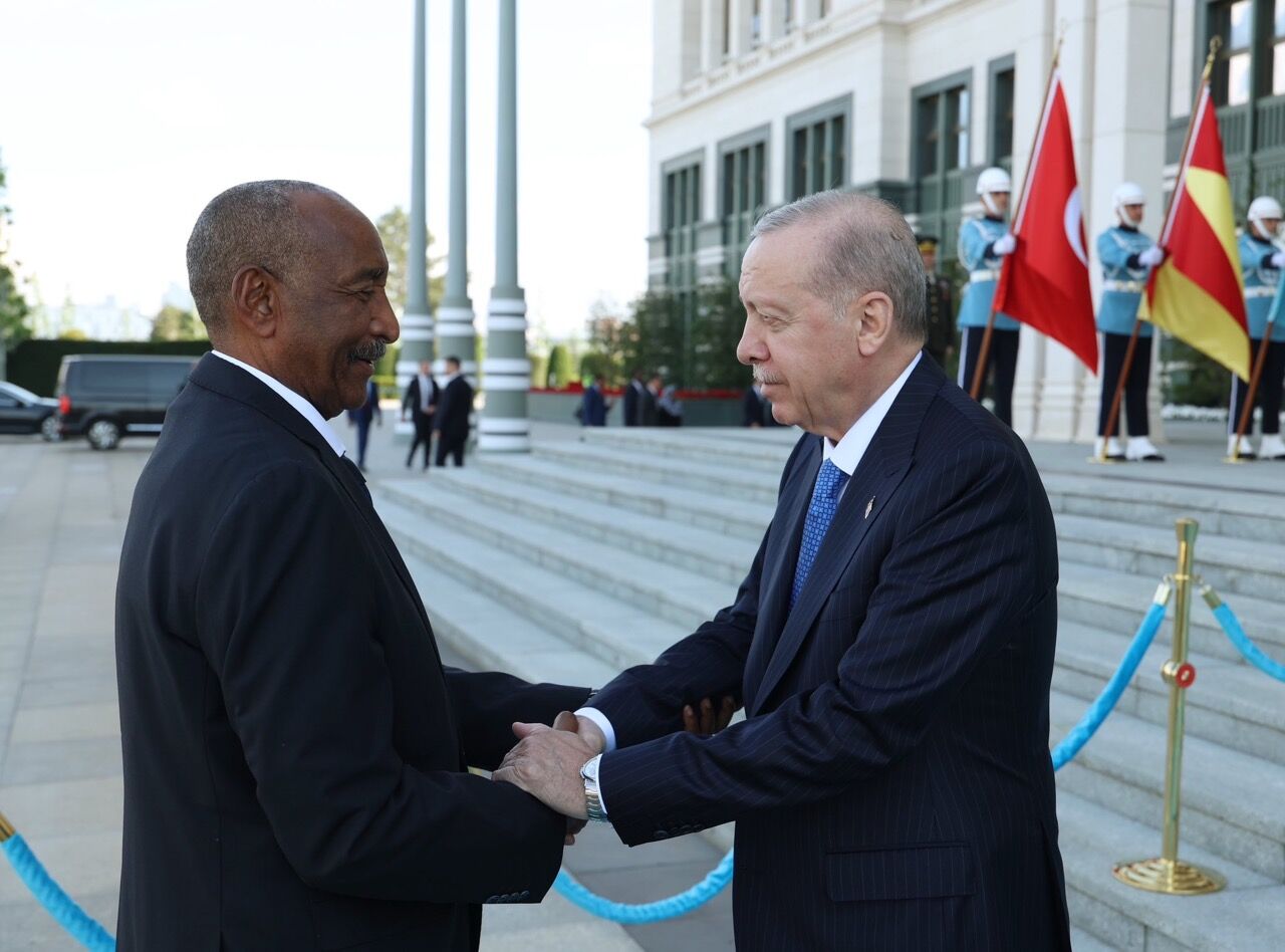 Cumhurbaşkanı Erdoğan Ve Sudan Lideri Burhan Ankara'da Bir Araya Geldi2