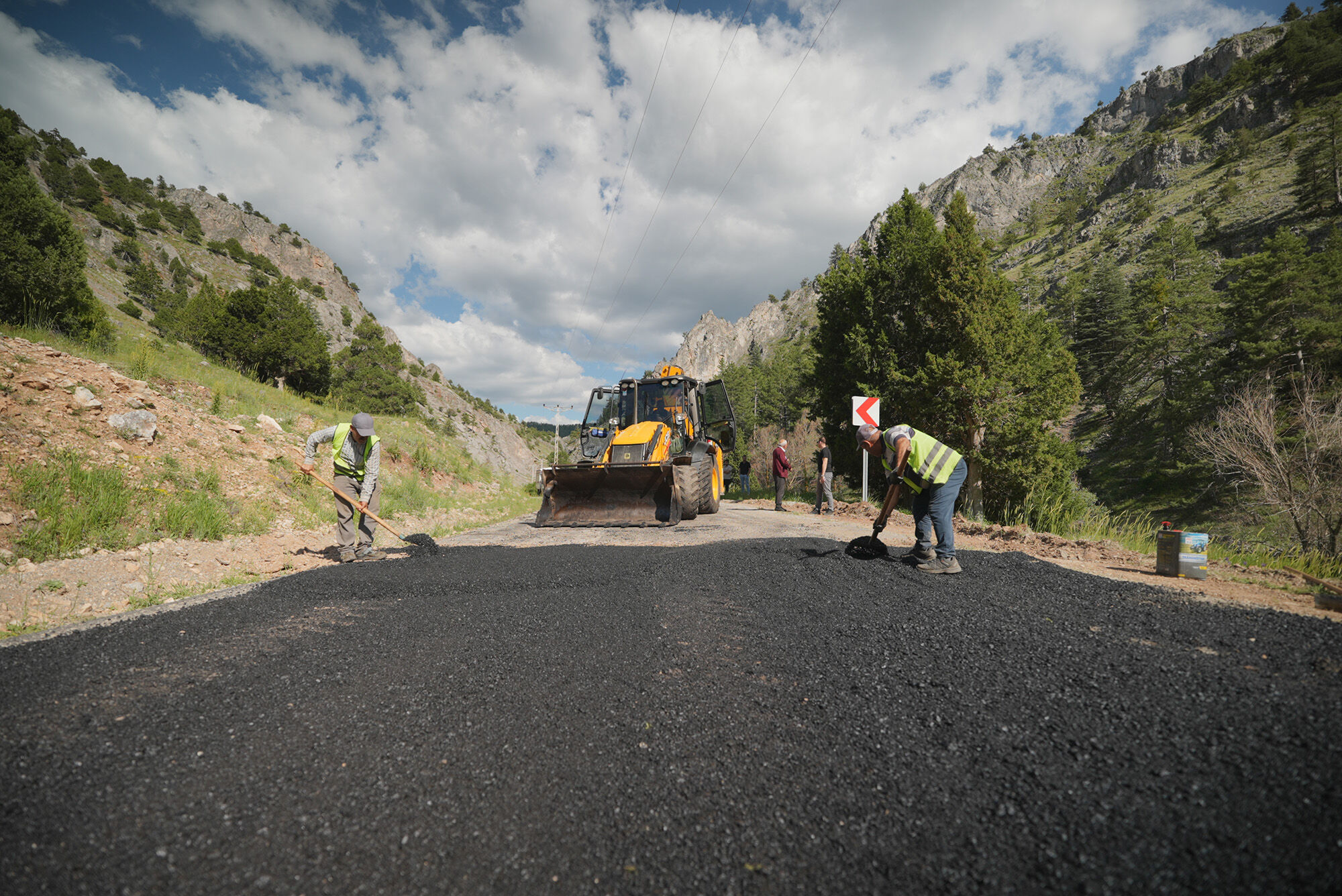 Göksun’da Yol Çilesi Bitiyor Yeni Arterler Açılıyor (1)