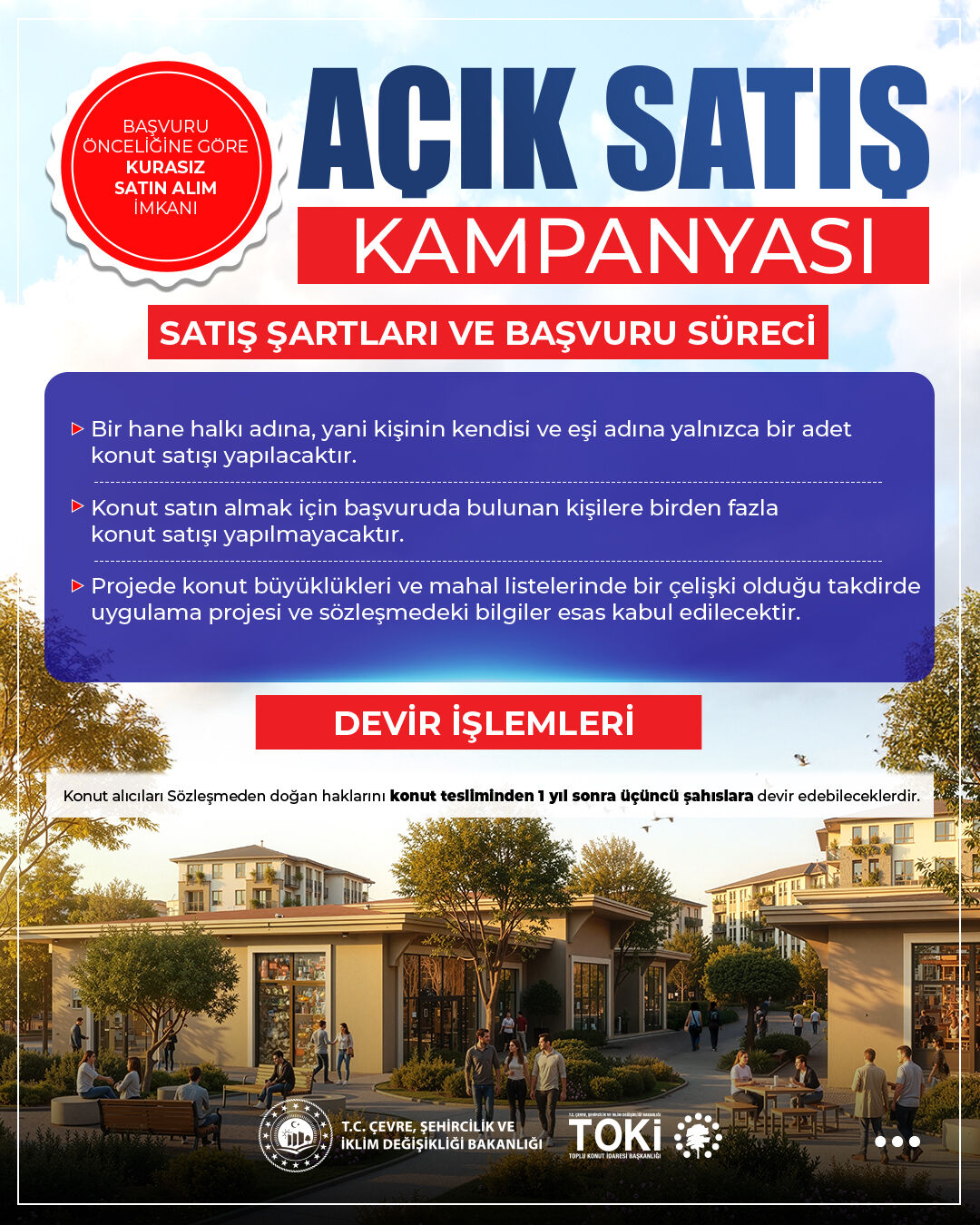 TOKİ, Kahramanmaraş'ta kaç konutu kurasız açık satışla sunacak?