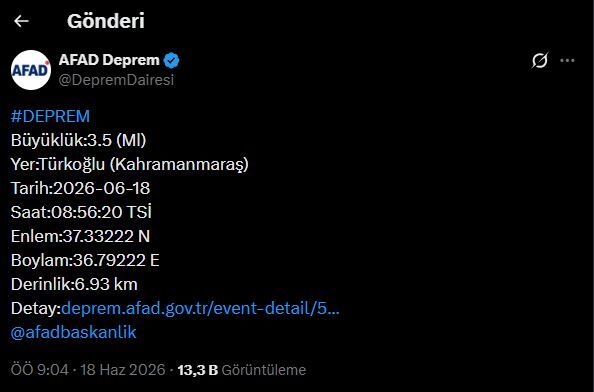 Kahramanmaras Deprem