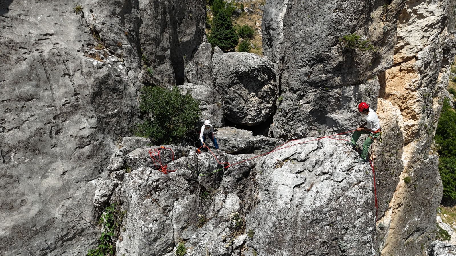 Kahramanmaraş Döngele’de Tırmanış Rotaları Şekilleniyor (3)
