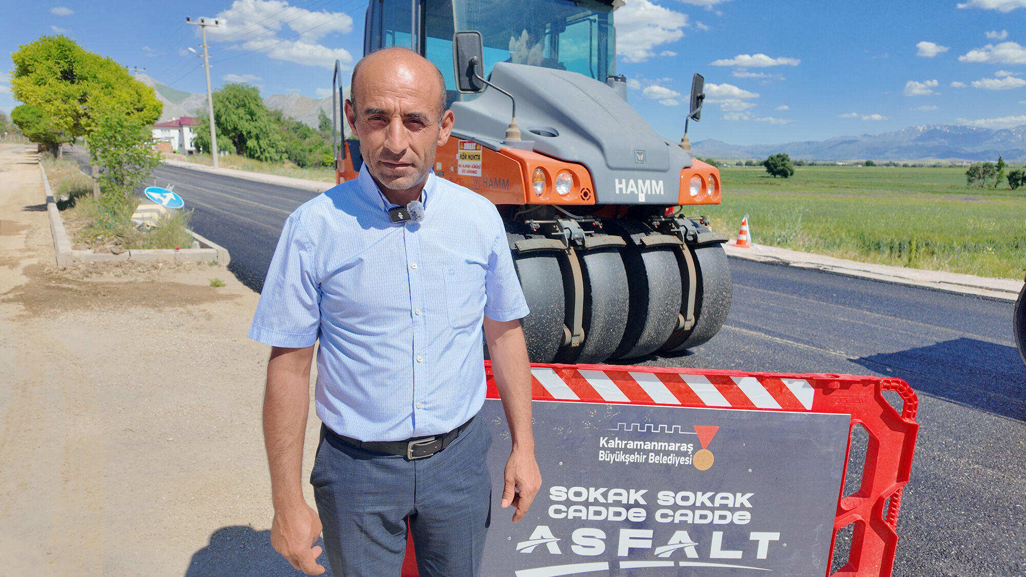 Kahramanmaraş Elbistan’da 1,5 Km’lik Yol Baştan Sona Yenileniyor (6)