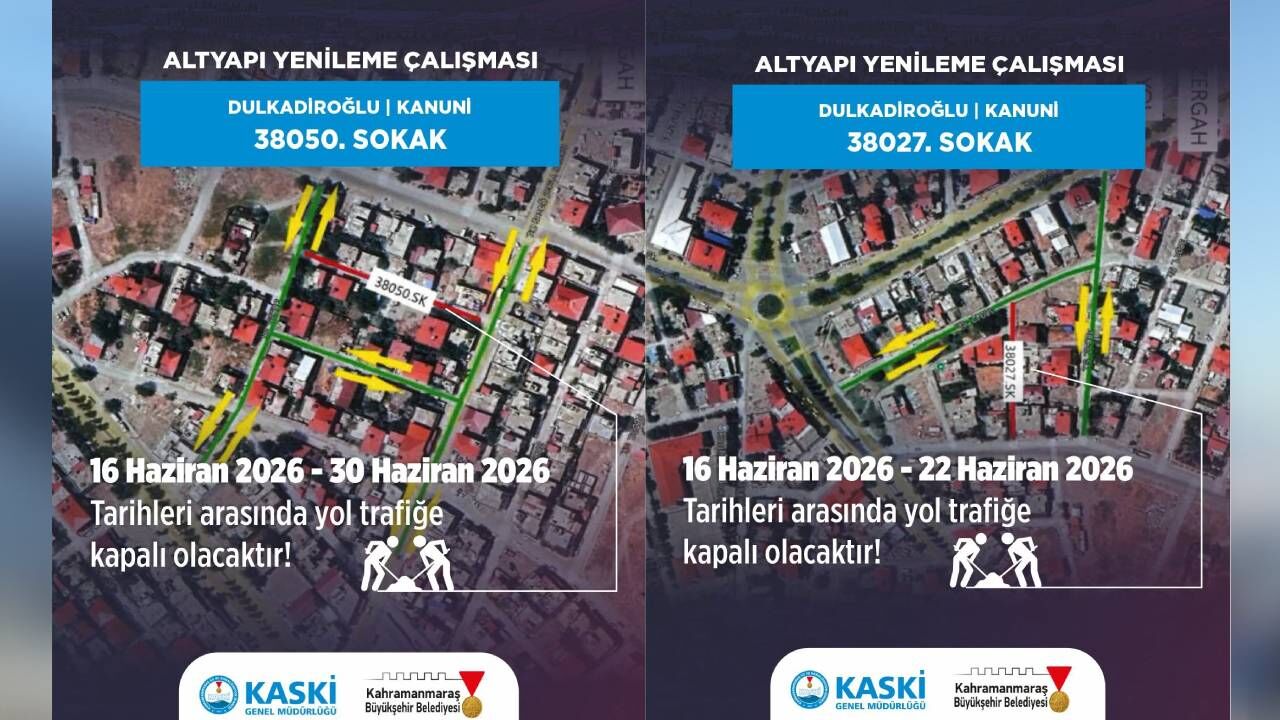 Kahramanmaraşlılar Dikkat! O Yol 15 Gün Trafiğe Kapalı
