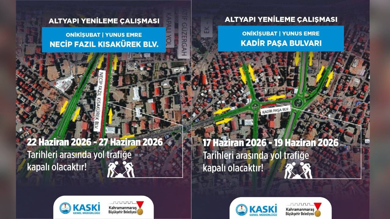 Kahramanmaraşlılar Dikkat! O Yol 22 Gün Trafiğe Kapalı Olacak-1