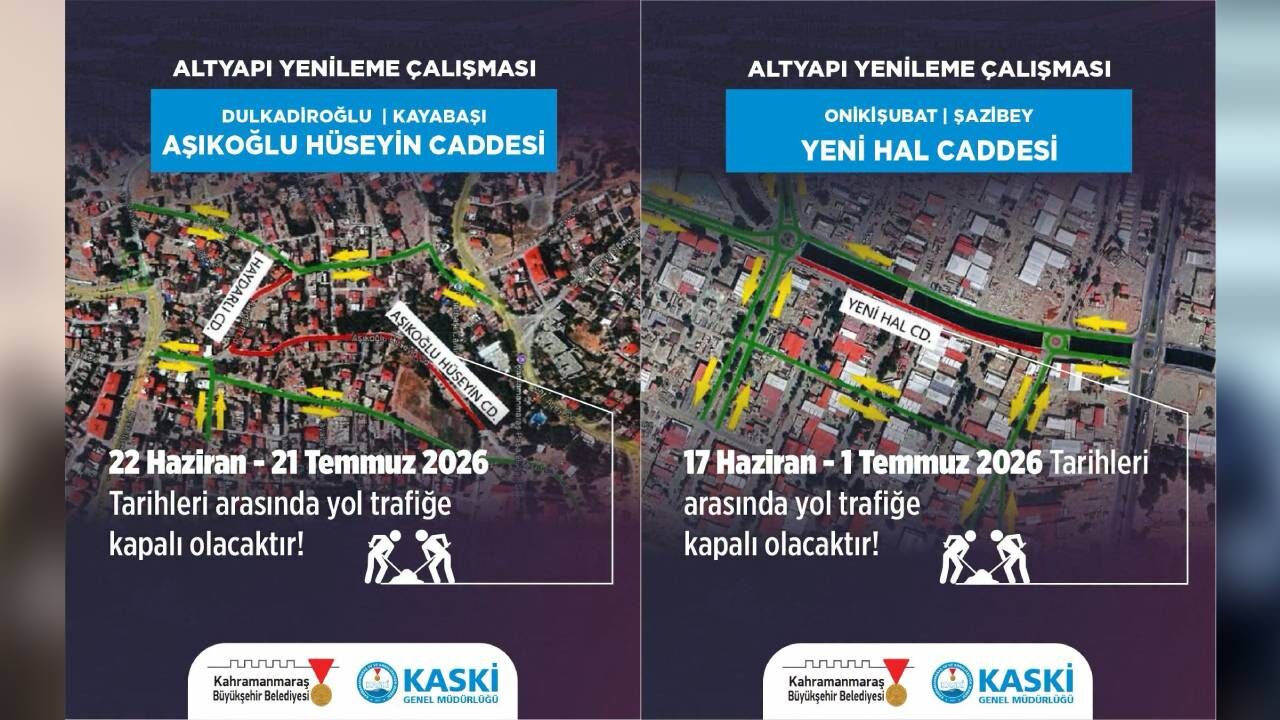 Kahramanmaraşlılar Dikkat! O Yol 30 Gün Trafiğe Kapalı Olacak (1)-1