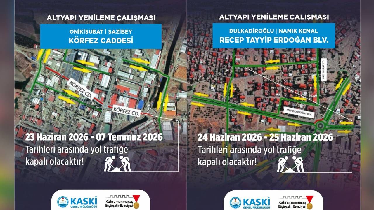 Kahramanmaraşlılar Dikkat! O Yol 30 Gün Trafiğe Kapatıldı (1)