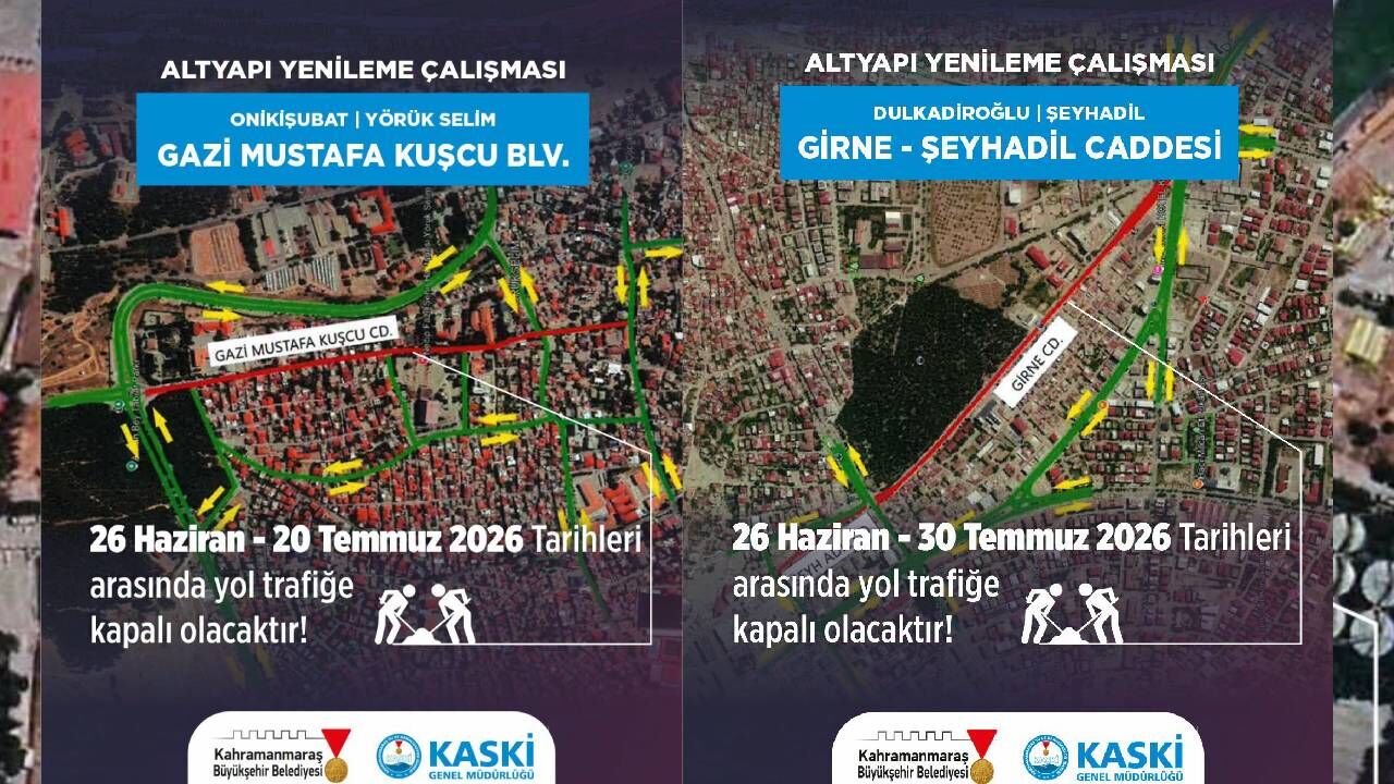 Kahramanmaraşlılar Dikkat! O Yol 35 Gün Trafiğe Kapalı Olacak (1)
