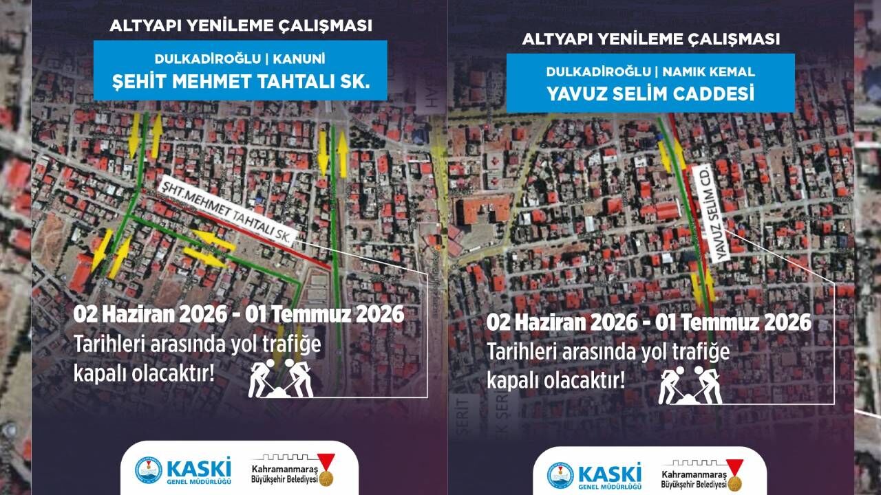 Kahramanmaraşlılar Dikkat! O Yollar 30 Gün Trafiğe Kapalı Olacak-1
