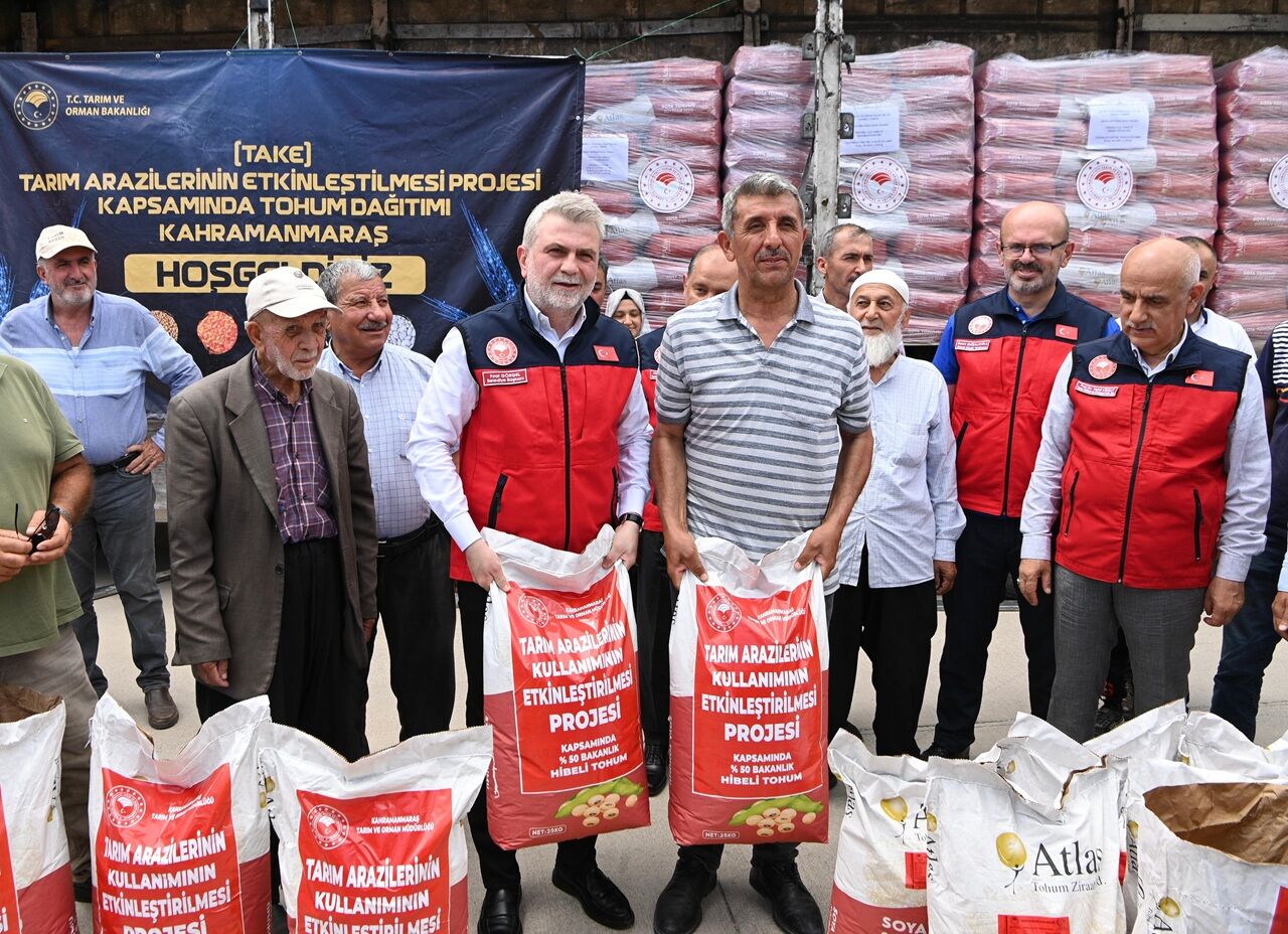 Kahramanmaraş’ta Çiftçiye 47 Ton Soya Tohumu Dağıtıldı (3)