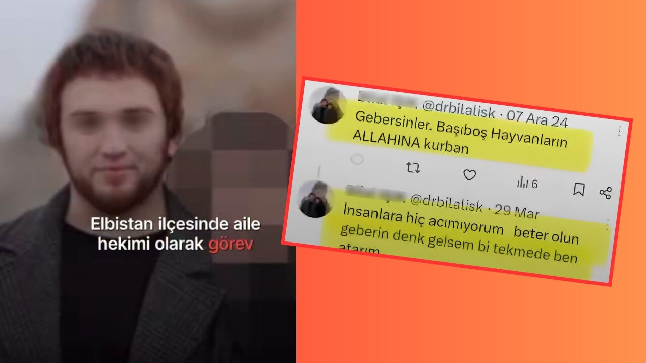 Kahramanmaraş'ta hekimin "Gebersinler" paylaşımı infial oldu