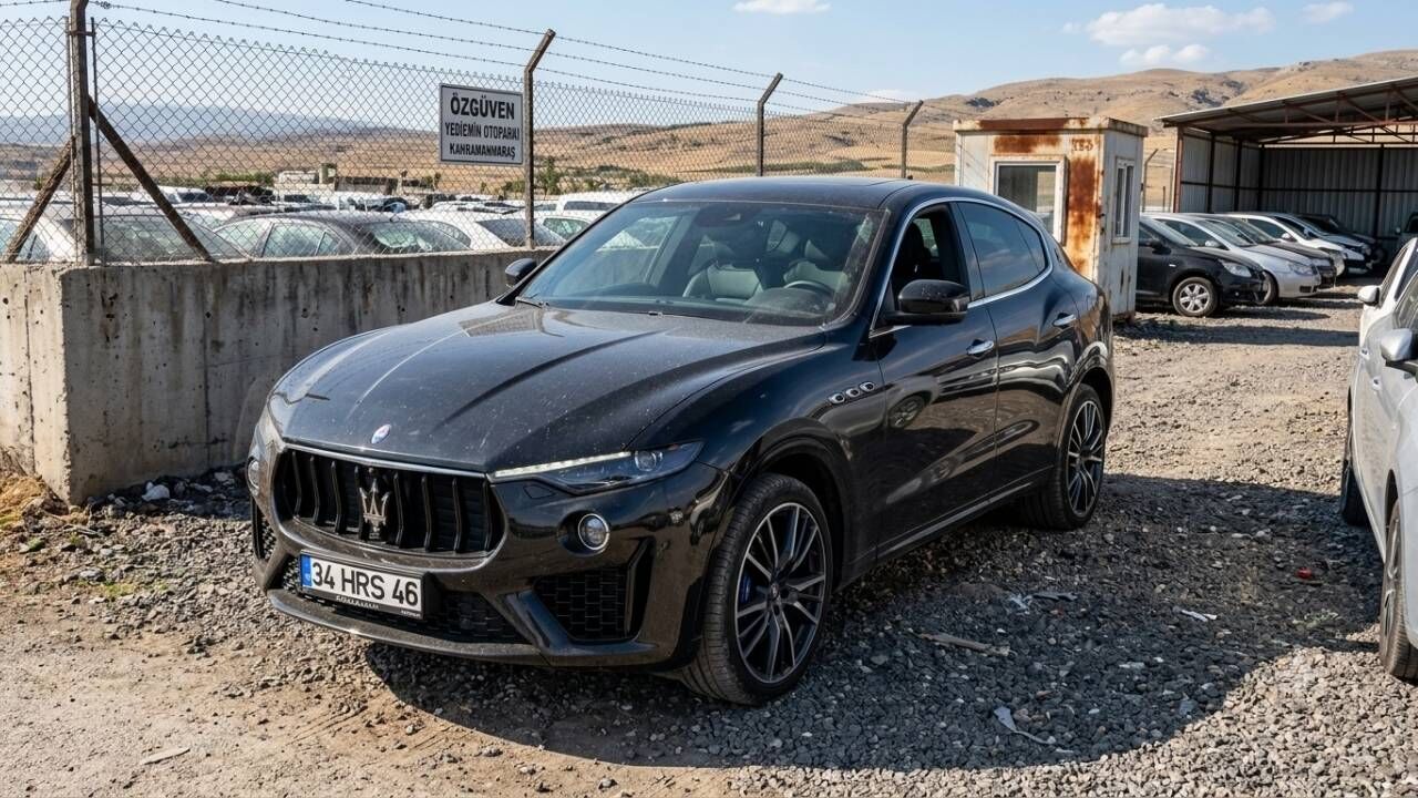Kahramanmaraş'ta icradan satılık 2023 model lüks Maserati