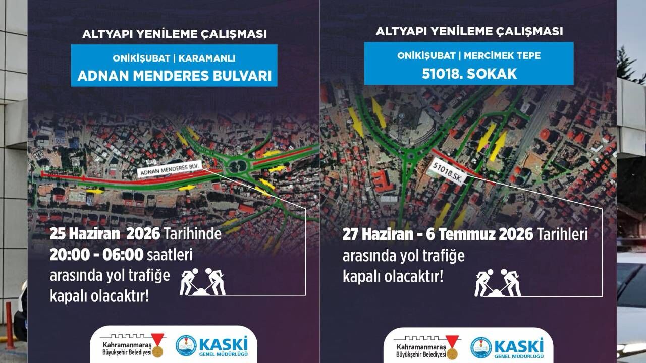 Kahramanmaraş’ta O Mahalleler Akşam Saatlerinde Trafiğe Kapatılacak (1)