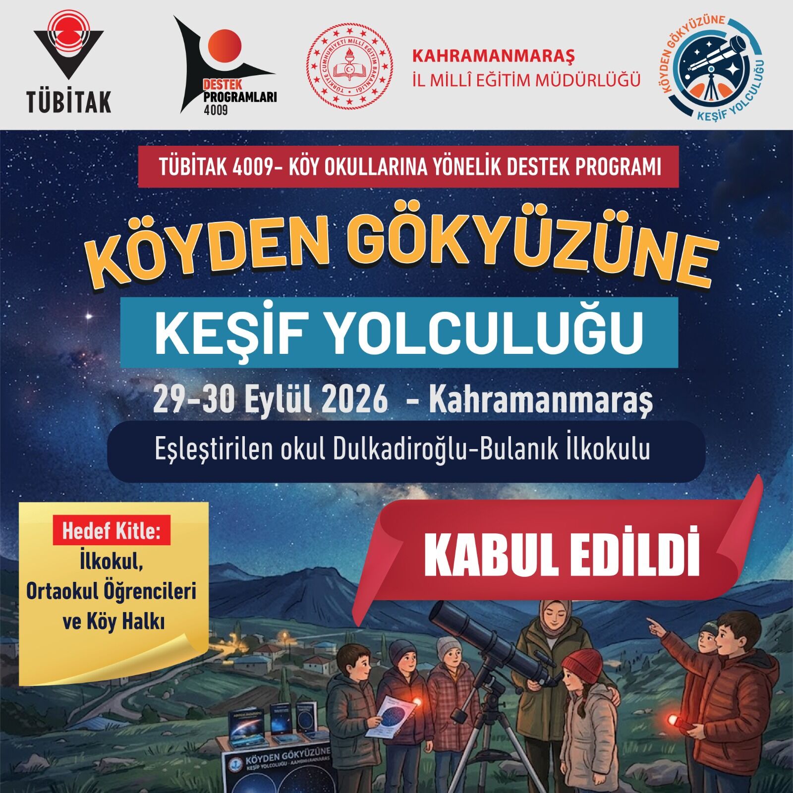 Kahramanmaraş’ta Öğrenciler İçin Uzay Projesi Başlıyor (2)