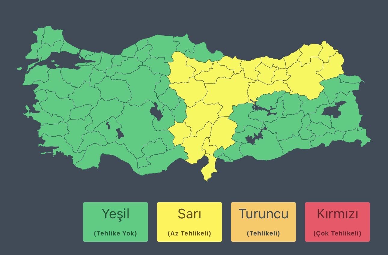 Kahramanmaraş’ta şiddetli yağış alarmı! AFAD ve Meteoroloji’den kritik uyarı!