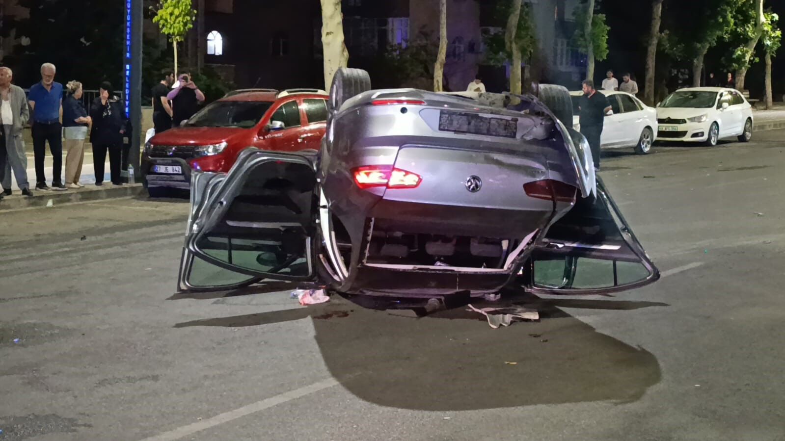 Kahramanmaraş'ta Tehlikeli Yarış Can Alıyordu 5 Yaralı (1)