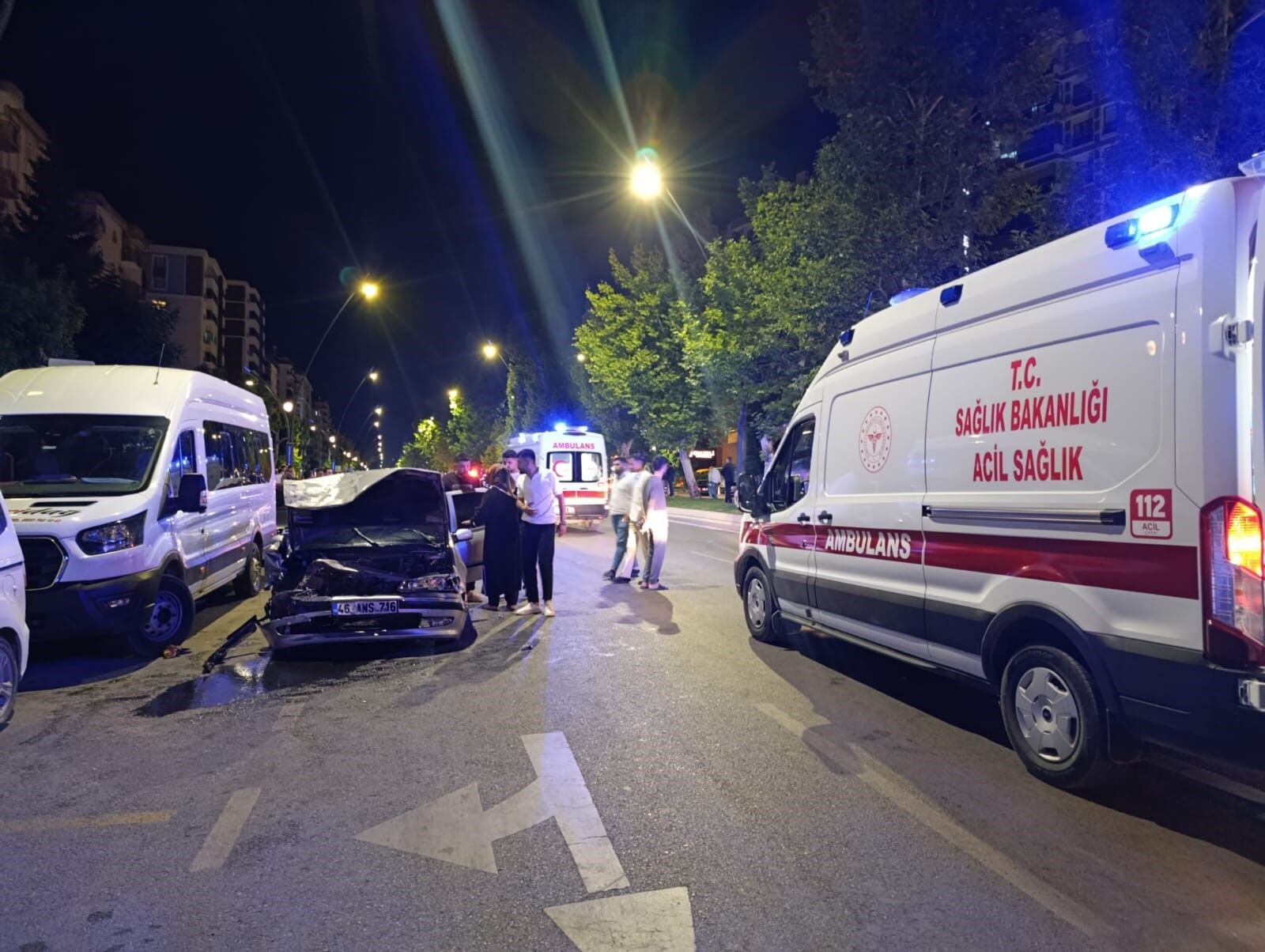 Kahramanmaraş'ta Tehlikeli Yarış Can Alıyordu 5 Yaralı (8)