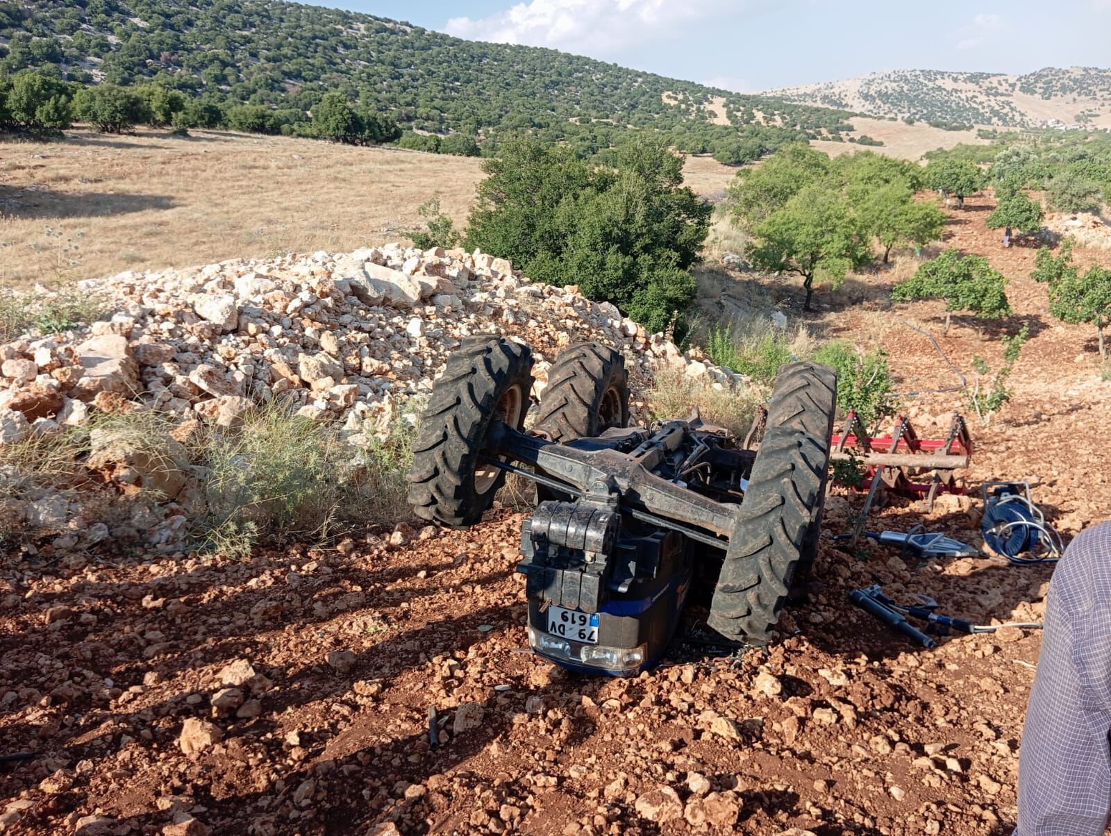 Kahramanmaraş'ta Traktör Devrildi! Bir Kişi Hayatını Kaybetti