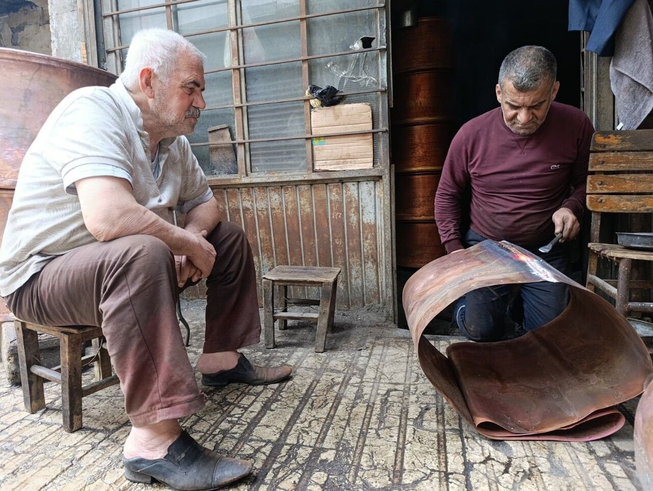 Kahramanmaraş'ta Unutulmaya Yüz Tutan Zanaat! Çekiç Sesleri Tarihe Direniyor (2)