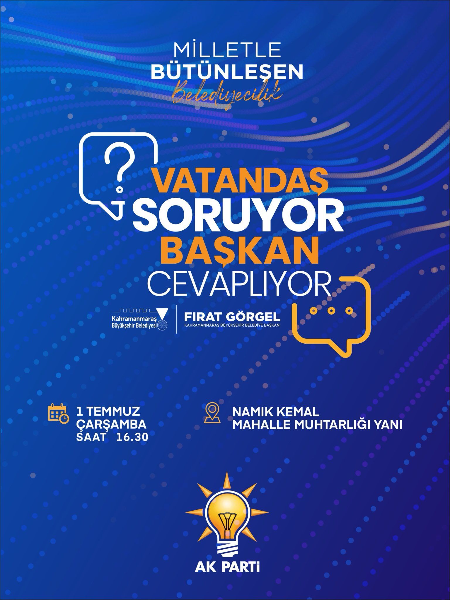 Kahramanmaraş’ta Vatandaş Soracak, Başkan Görgel Cevaplayacak-1