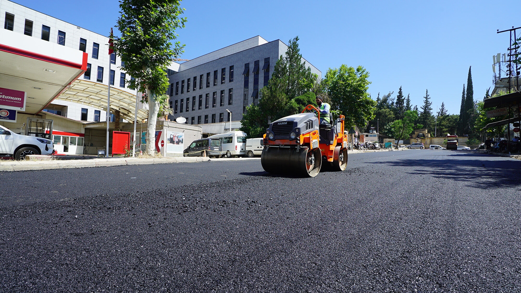 Kahramanmaraş'ta Yılların Yıprattığı Yol Tarih Oldu! Sanayi Sitesi Yenileniyor (1)