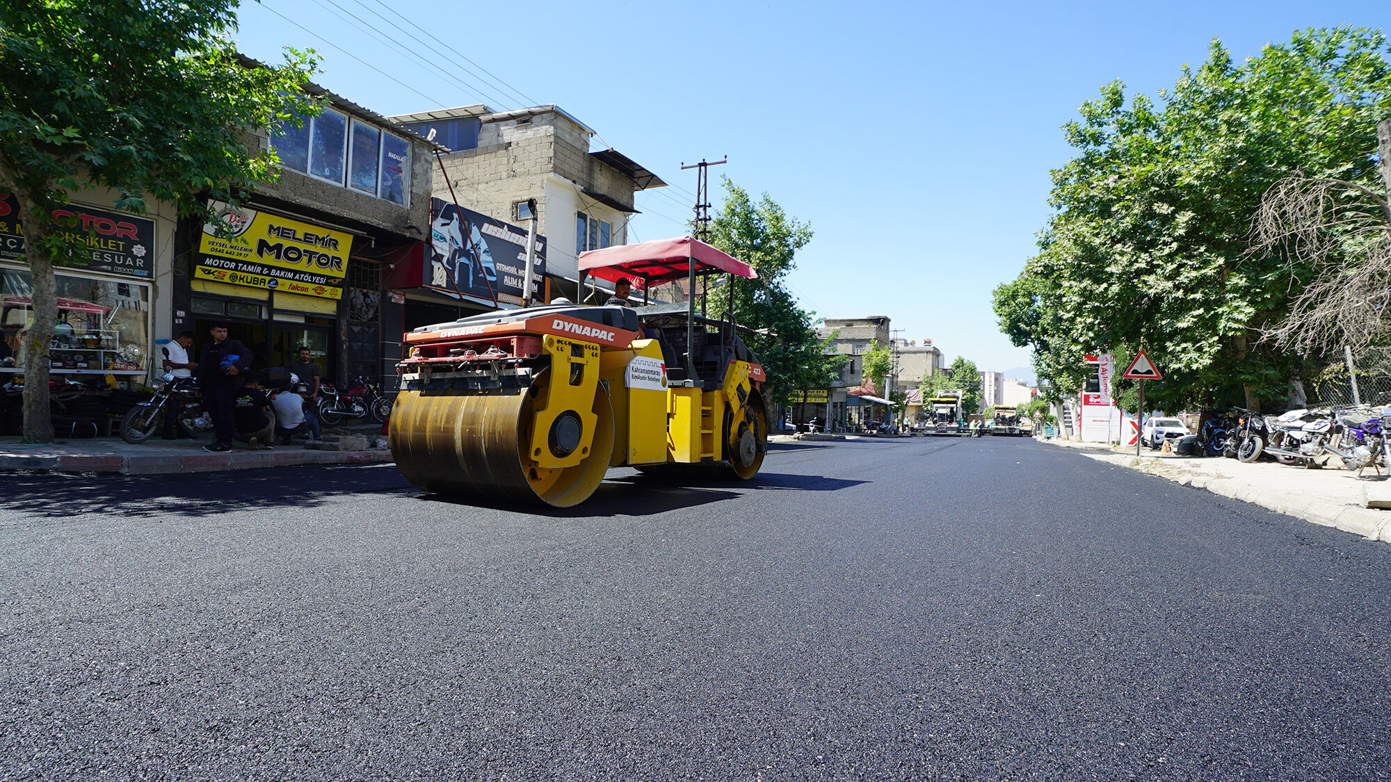 Kahramanmaraş'ta Yılların Yıprattığı Yol Tarih Oldu! Sanayi Sitesi Yenileniyor (3)