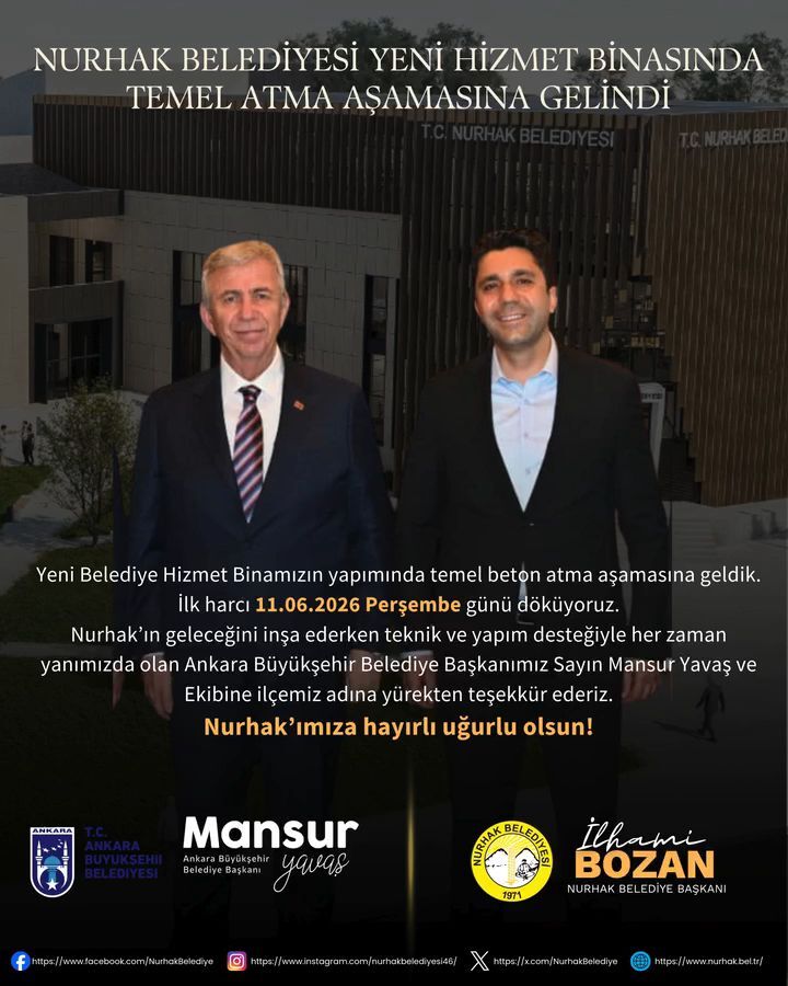 Nurhak’ta Yeni Belediye Binasının Temeli Atılıyor (2)