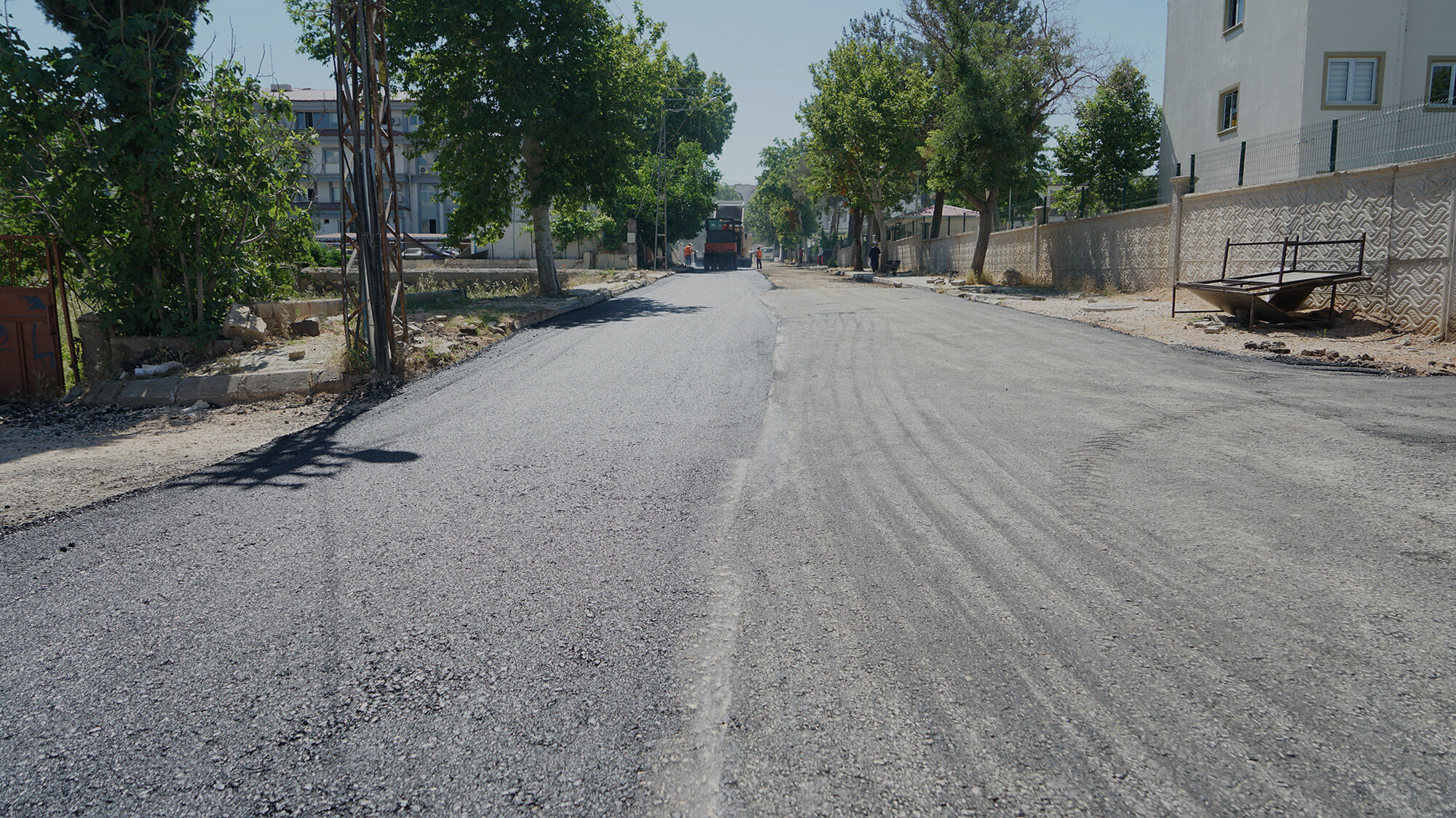 Pazarcık’ta Asfalt Çalışmaları İstasyon Caddesi’nde Başladı (3)