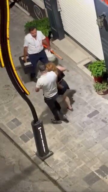 Silivri'de zorla götürülmeye çalışılan kadın: 'Beni öldürecek, yardım edin'