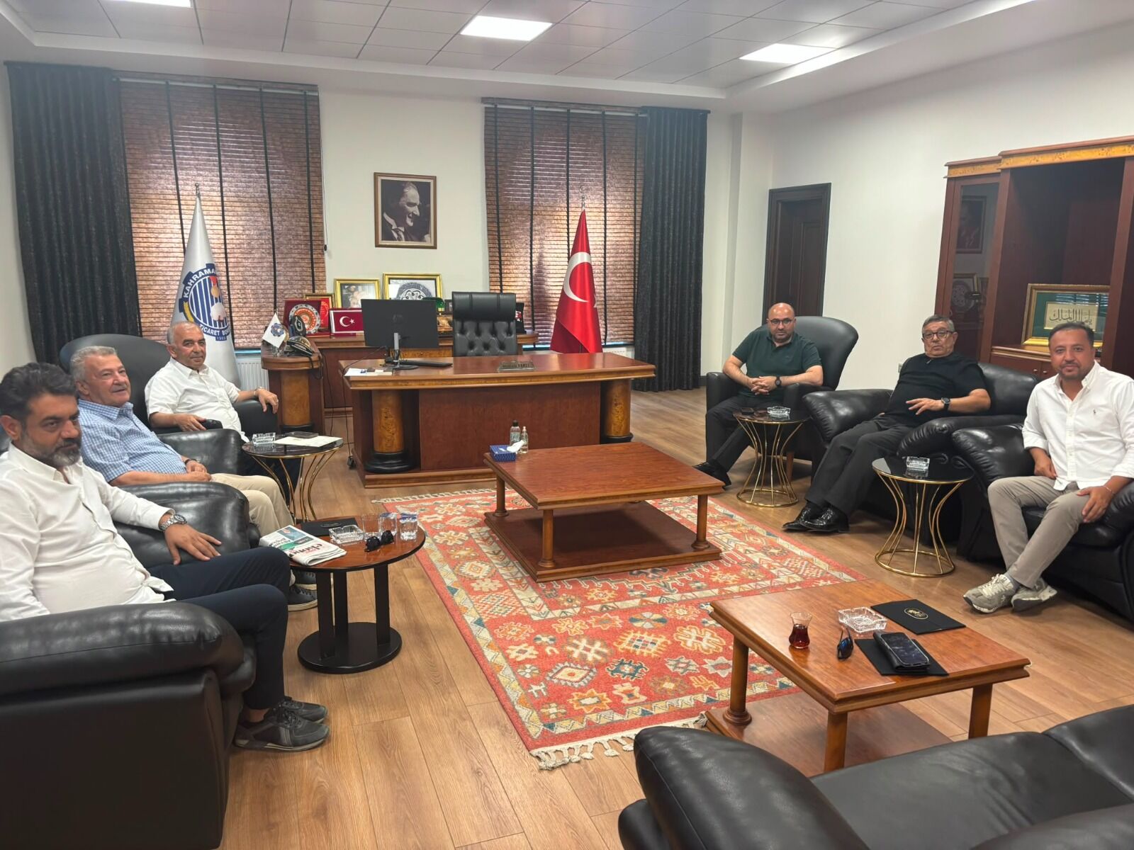 AK Parti Milletvekili Mehmet Şahin, Ticaret Borsası’nda Kahramanmaraş Ekonomisini Konuştu