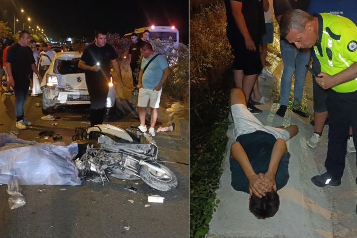 Alkollü Sürücünün Aracına Çarpan Motosikletli Öldü (2)