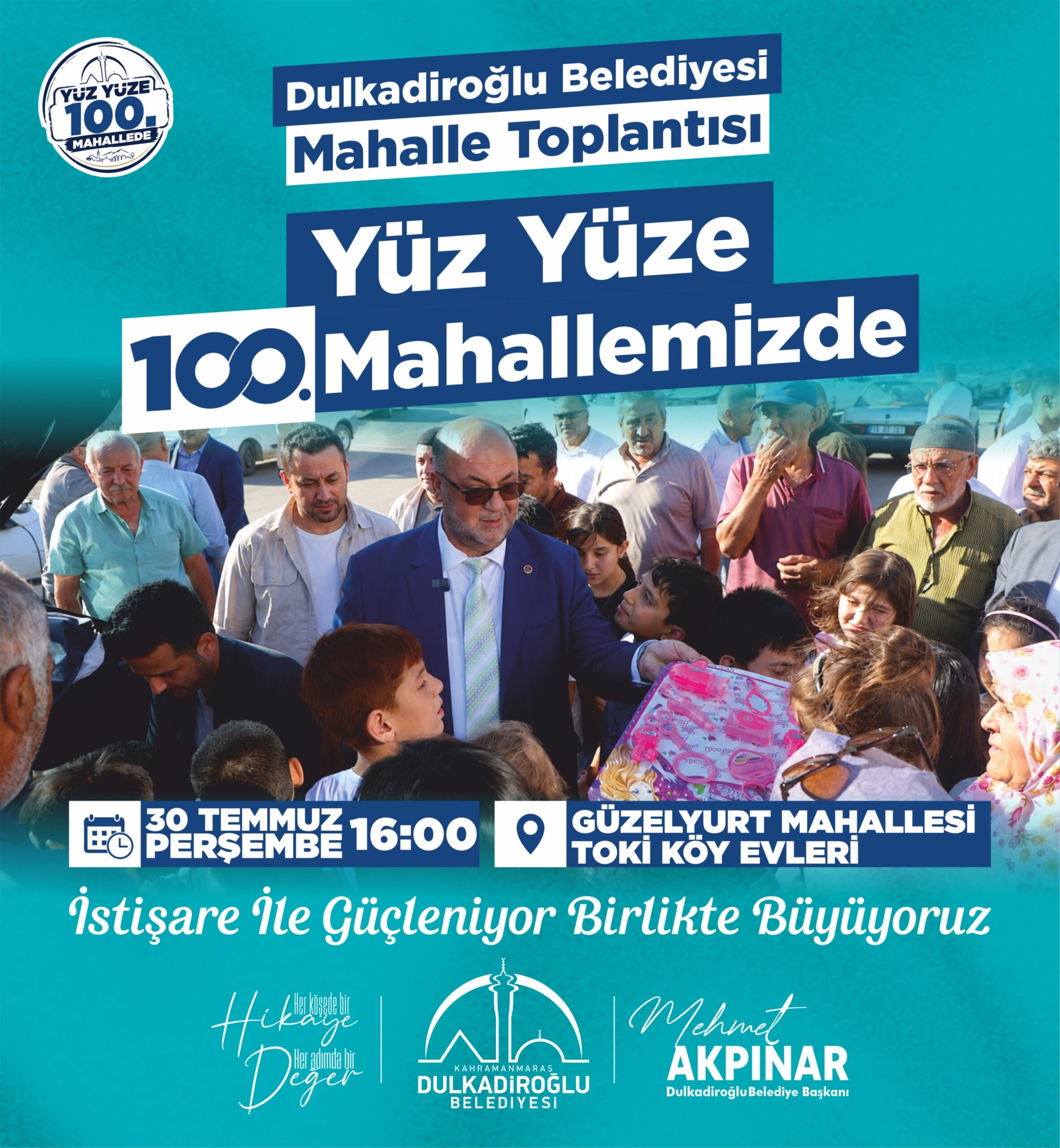 Başkan Akpınar'ın Mahalle Buluşmaları 100'E Ulaştı! İşte Tarih Ve Yer (1)