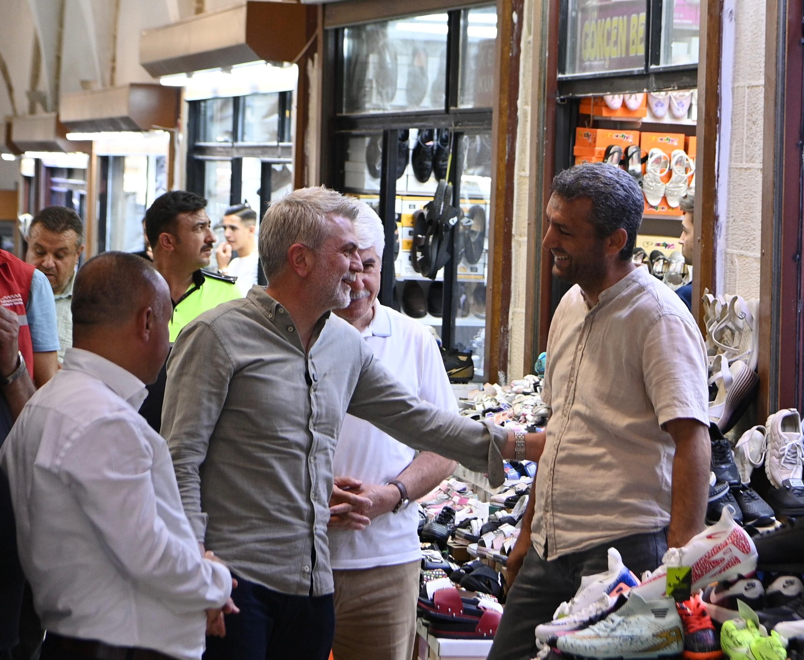 Başkan Görgel'den Kapalı Çarşı Çıkarması! Esnafın Taleplerini Yerinde Dinledi (2)