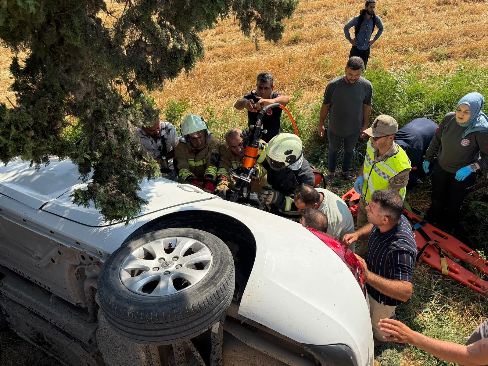 Hatay'da Sünnet Düğünü Dönüşü Kaza 3’Ü Ağır, 7 Yaralı (1)