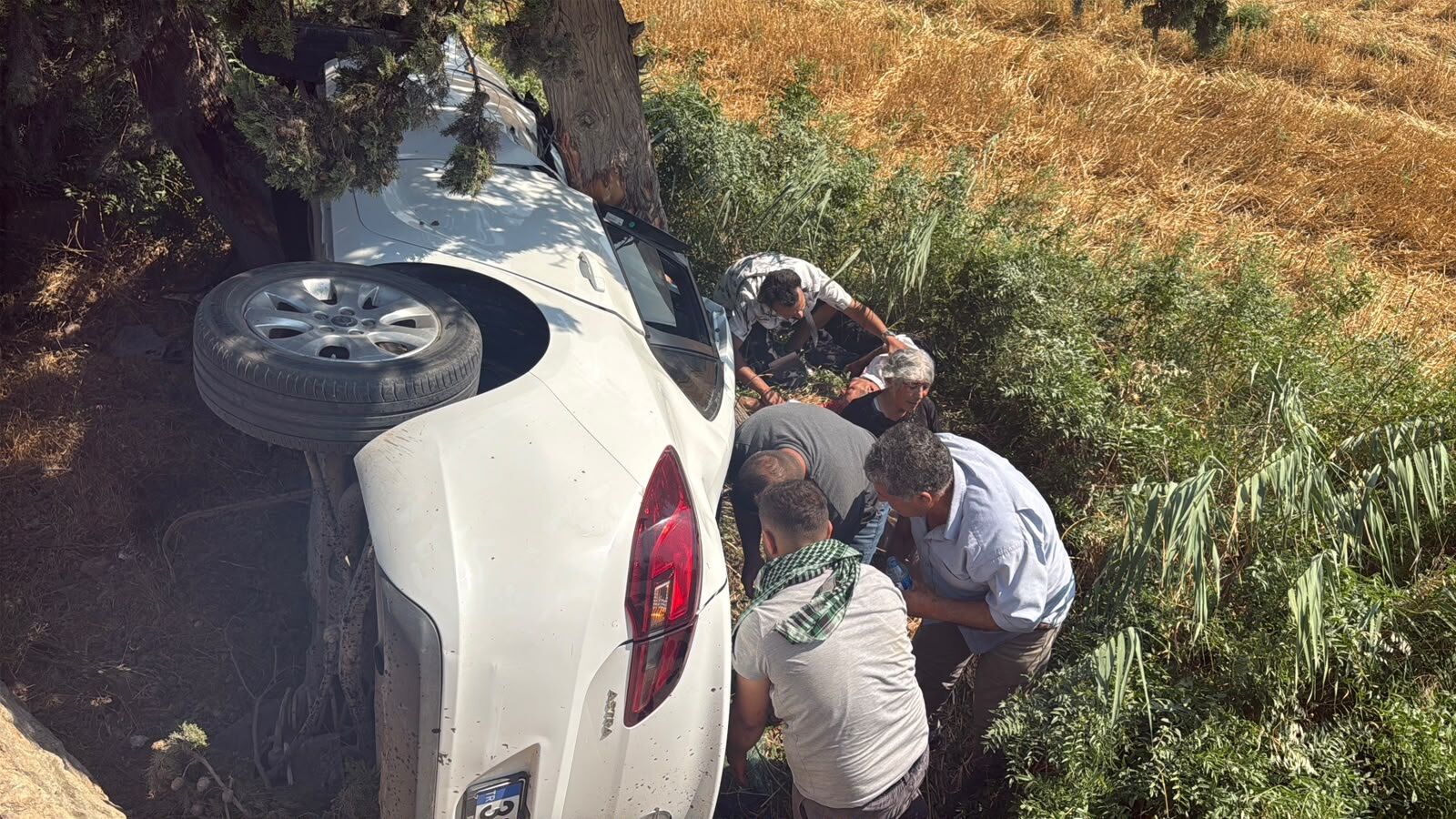 Hatay'da Sünnet Düğünü Dönüşü Kaza 3’Ü Ağır, 7 Yaralı (4)