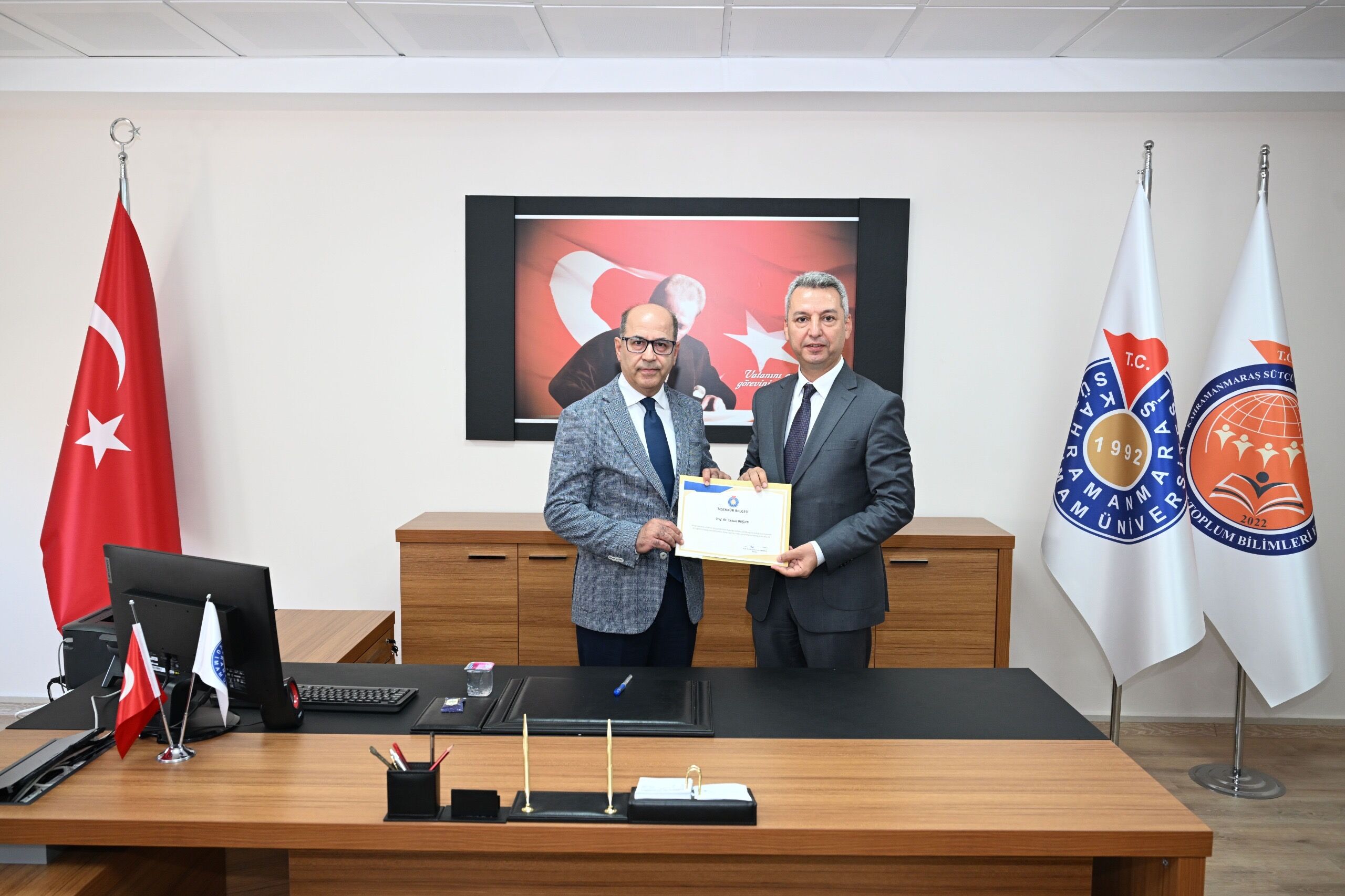 KSÜ İnsan ve Toplum Bilimleri'nde dekan değişti!-1