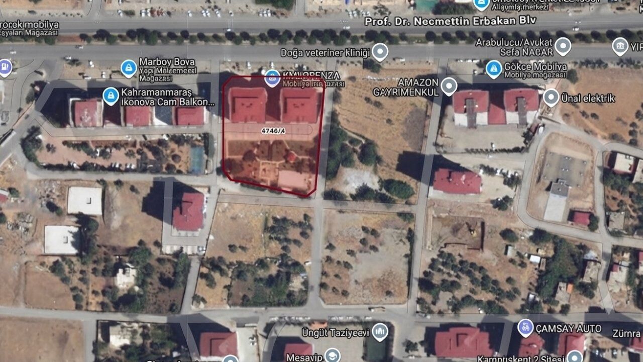 Kahramanmaraş Onikişubat'ta 5+1 daire icradan 5 milyon 426 bin TL'ye satışa çıkarıldı