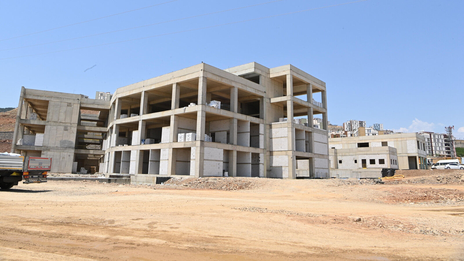 Kahramanmaraş'ın Bin Yataklı Yeni Devlet Hastanesinde Çalışmalar Hız Kesmiyor (1)