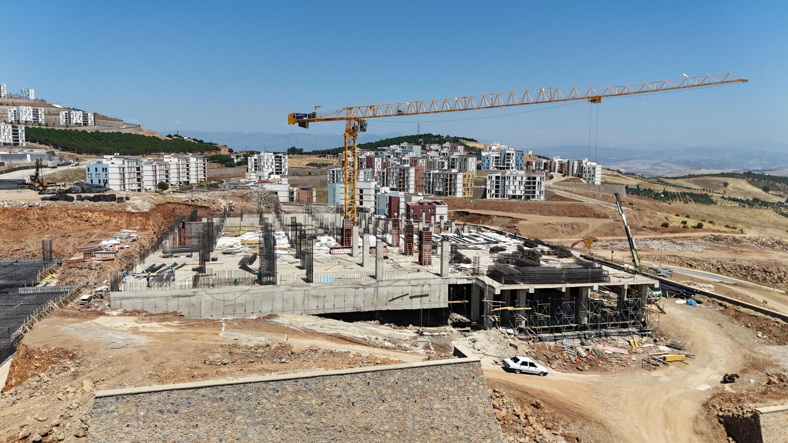 Kahramanmaraş'ın Bin Yataklı Yeni Devlet Hastanesinde Çalışmalar Hız Kesmiyor (6)