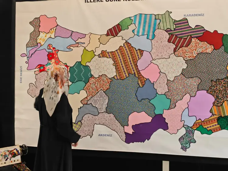 Kahramanmaraş'ın Dokuma Kültürü 81 İlin Haritasında Sergilendi (2)