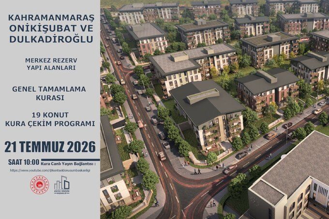 Kahramanmaraş'ta 19 Deprem Konutu İçin Noter Huzurunda Kura Çekilecek