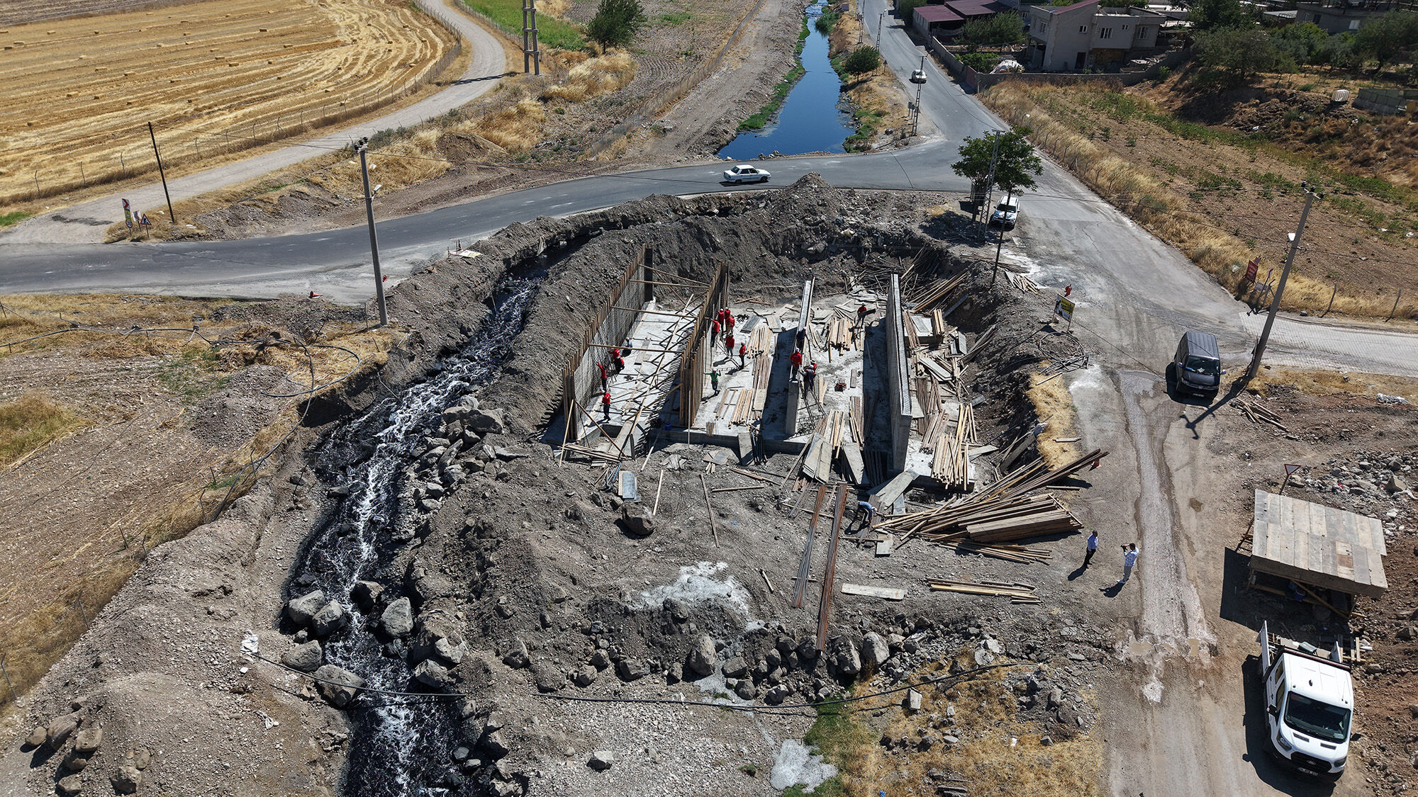 Kahramanmaraş'ta 6 Mahallenin Beklediği Proje Başladı! Yeni Köprü 4 Şeritli Olacak (4)