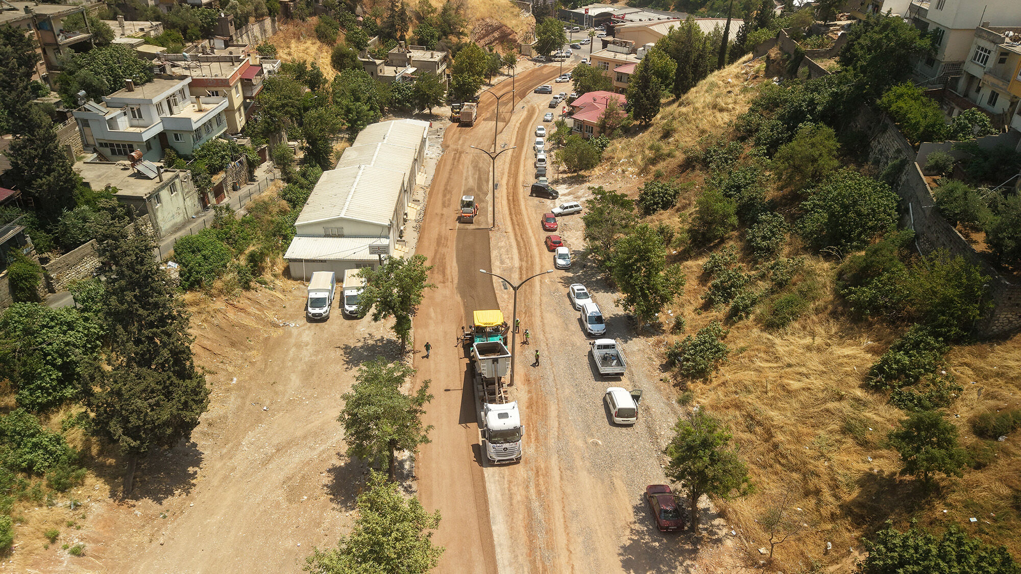 Kahramanmaraş'ta Nursultan Nazarbayev Bulvarı Baştan Sona Yenileniyor (5)