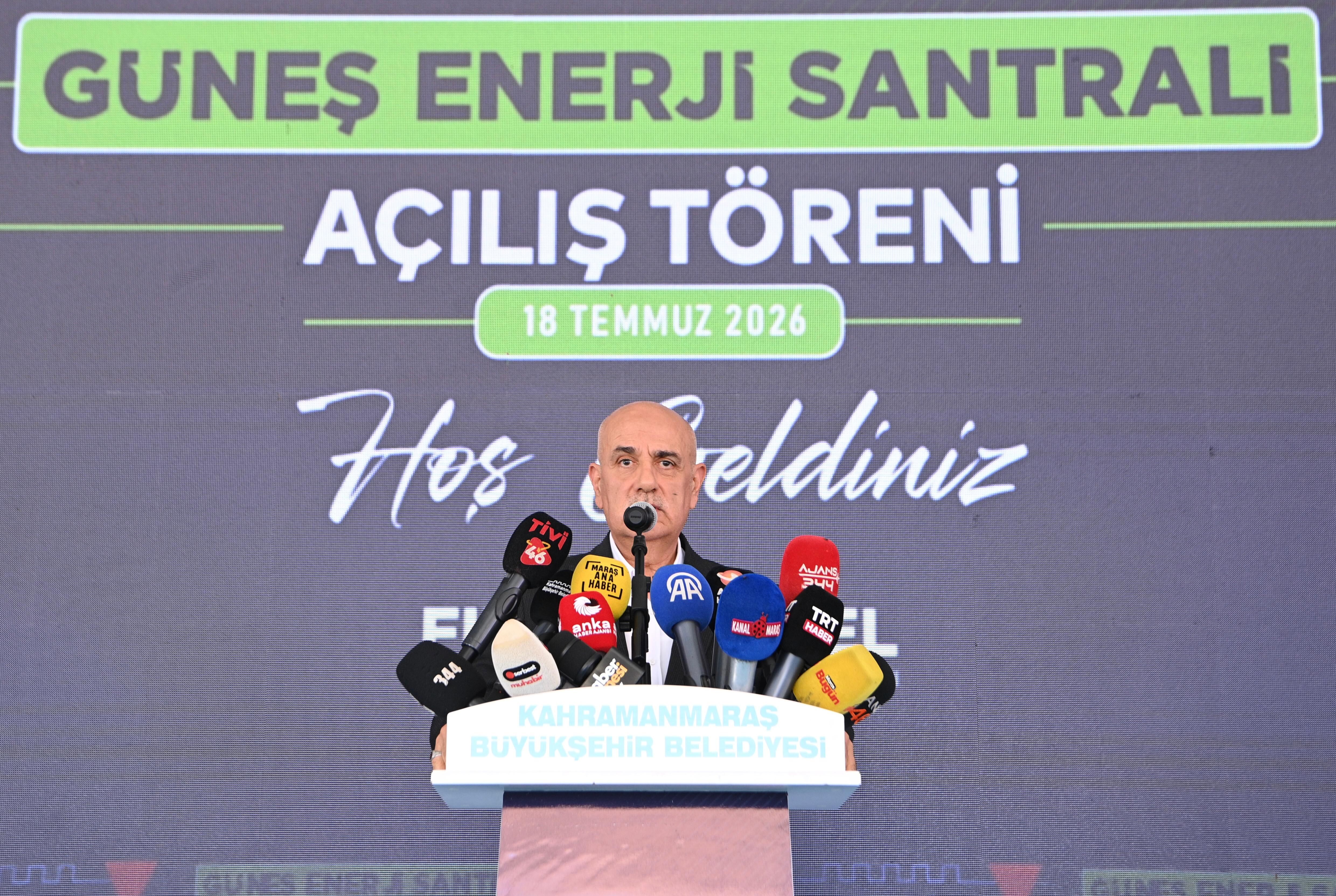 Kahramanmaraş'ta Şehrin En Büyük Güneş Enerji Santrali Hizmete Girdi (6)